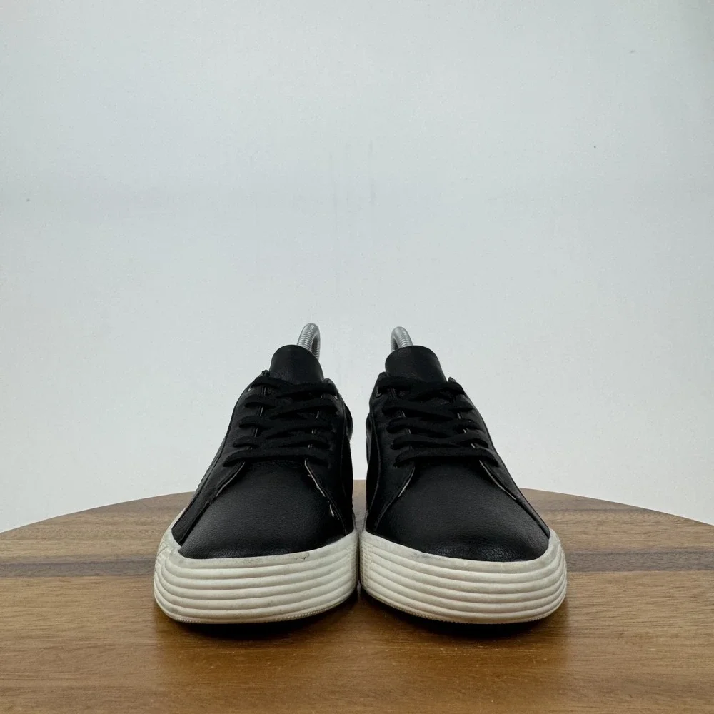 Womens Soul Naturalizer Neela Black Faux Leather Comfort Casual Sneaker Size 6.5 - Picture 3 of 9
